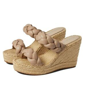 Kenneth Cole Black Woven Espadrille Sandals